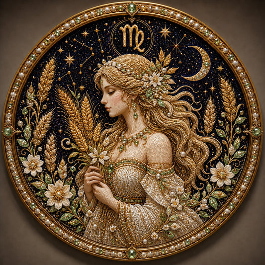 Perlune – 3D Pearl Mosaic Zodiac Art Kit, All 12 Star Signs + 50% OFF