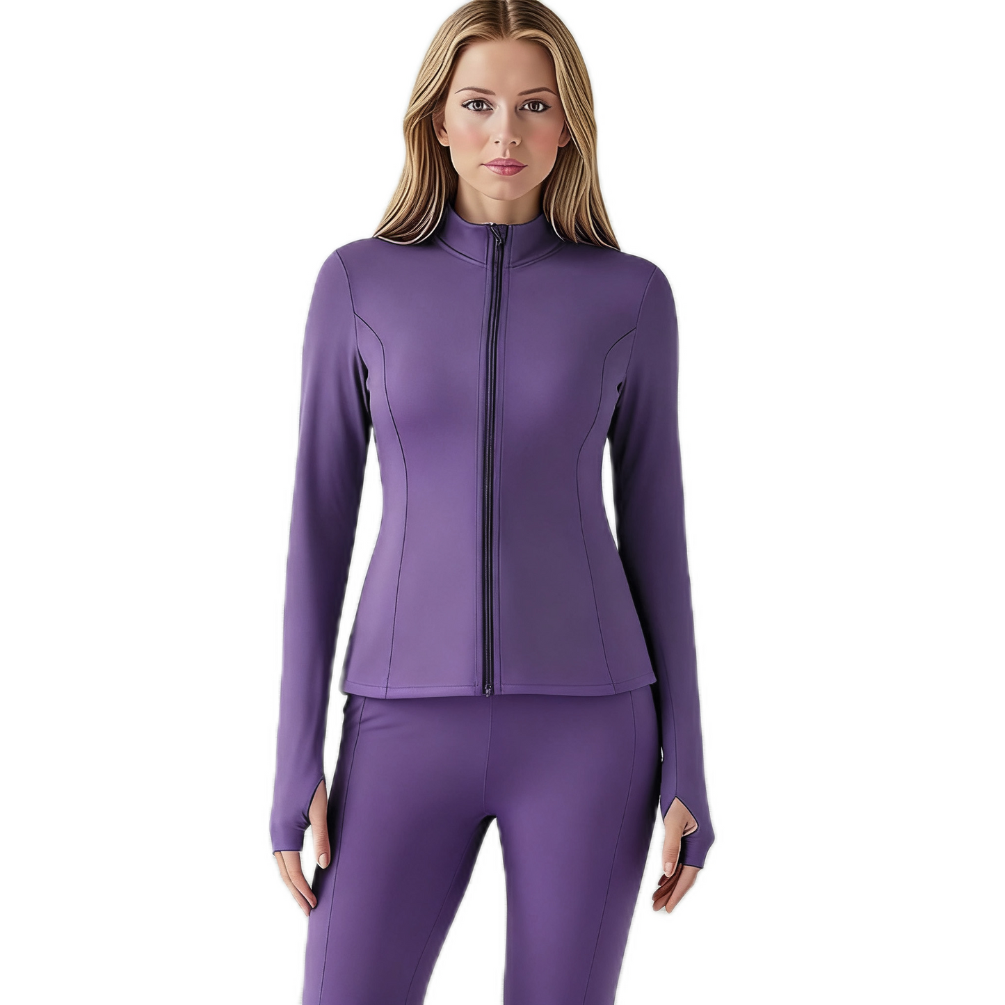 The FlexSculpt Workout Jacket - Lightweight Pleats for a Sculpted Fit + 50% OFF