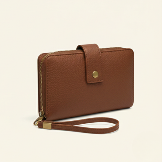 Bellmara™ – Vintage Two-Tone RFID Blocking Compact Leather Wallet + 50% OFF