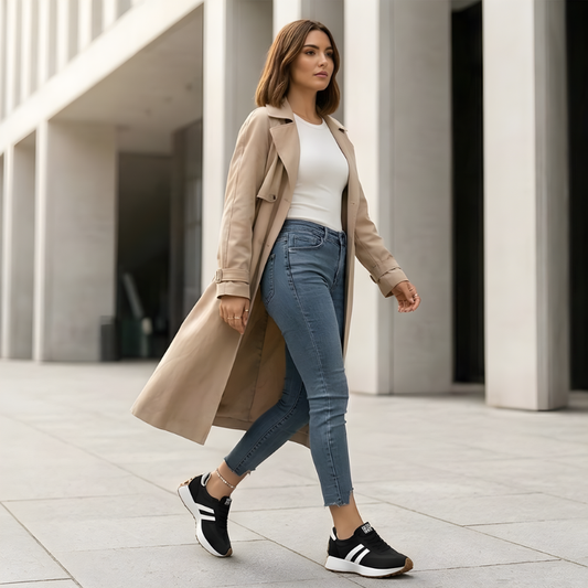 Soleway™ – Retro Runner Platform Sneakers for Women | All-Day Comfort + 50% OFF