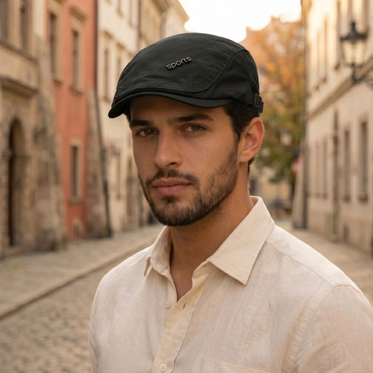 Tweedmoor™ – Breathable Cotton Heritage Flat Cap with Adjustable Buckle Fit + 50% OFF