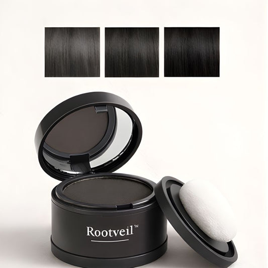 Rootveil™ – Instant Root Cover & Grey Touch-Up Powder with Built-In Mirror + 50% OFF
