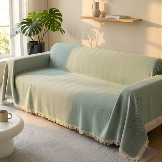 Nestwell™ – Scratch-Resistant Chenille Sofa Blanket & Washable Couch Cover + 50% OFF