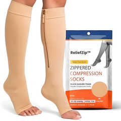 The FlexZip Compression Socks - Instant Comfort for Swelling & Leg Fatigue + 50% OFF
