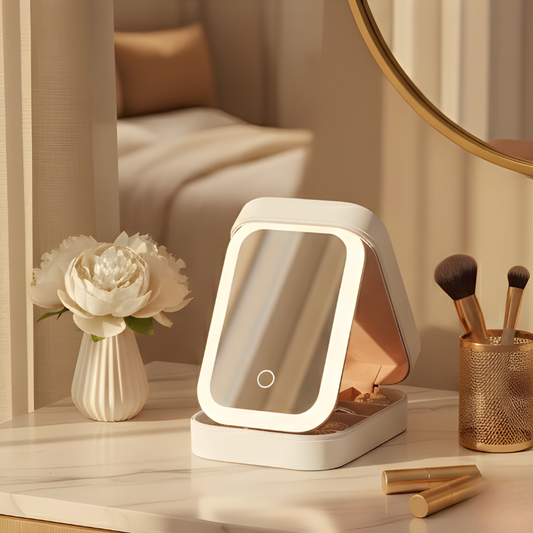 Lumierre™ – 2-in-1 LED Mirror Jewelry & Makeup Organizer Box + 50% OFF