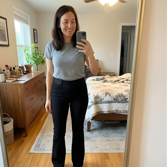 Hemline™ – High Waist Elastic Flare Jeans for Women + 50% OFF