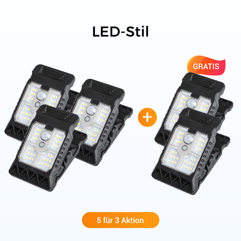 The SunClip Motion Light - Portable, Solar, and Hands + 1+1 FREE