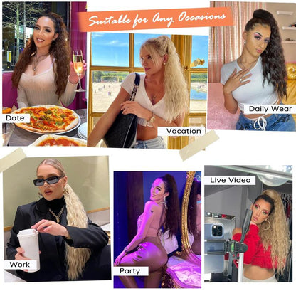 The SilkiPony  Extension - A Perfect Ponytail in Seconds + 50% OFF