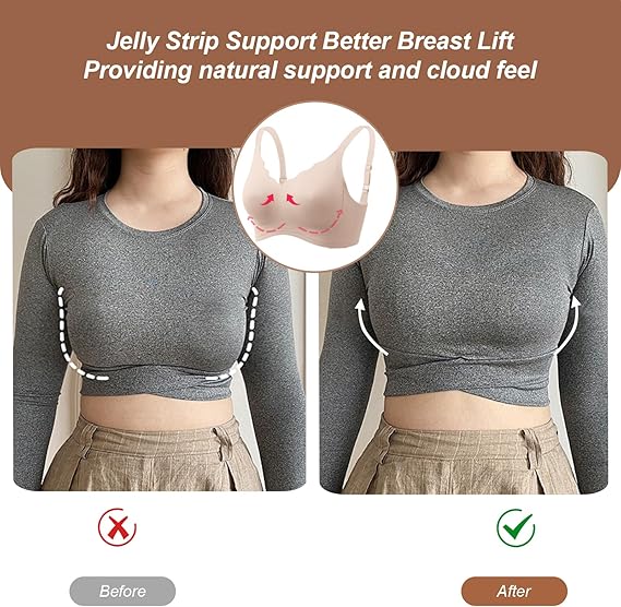 AuraLift Scalloped Wireless Bra - A Natural Lift, All Day Comfort + 50% OFF