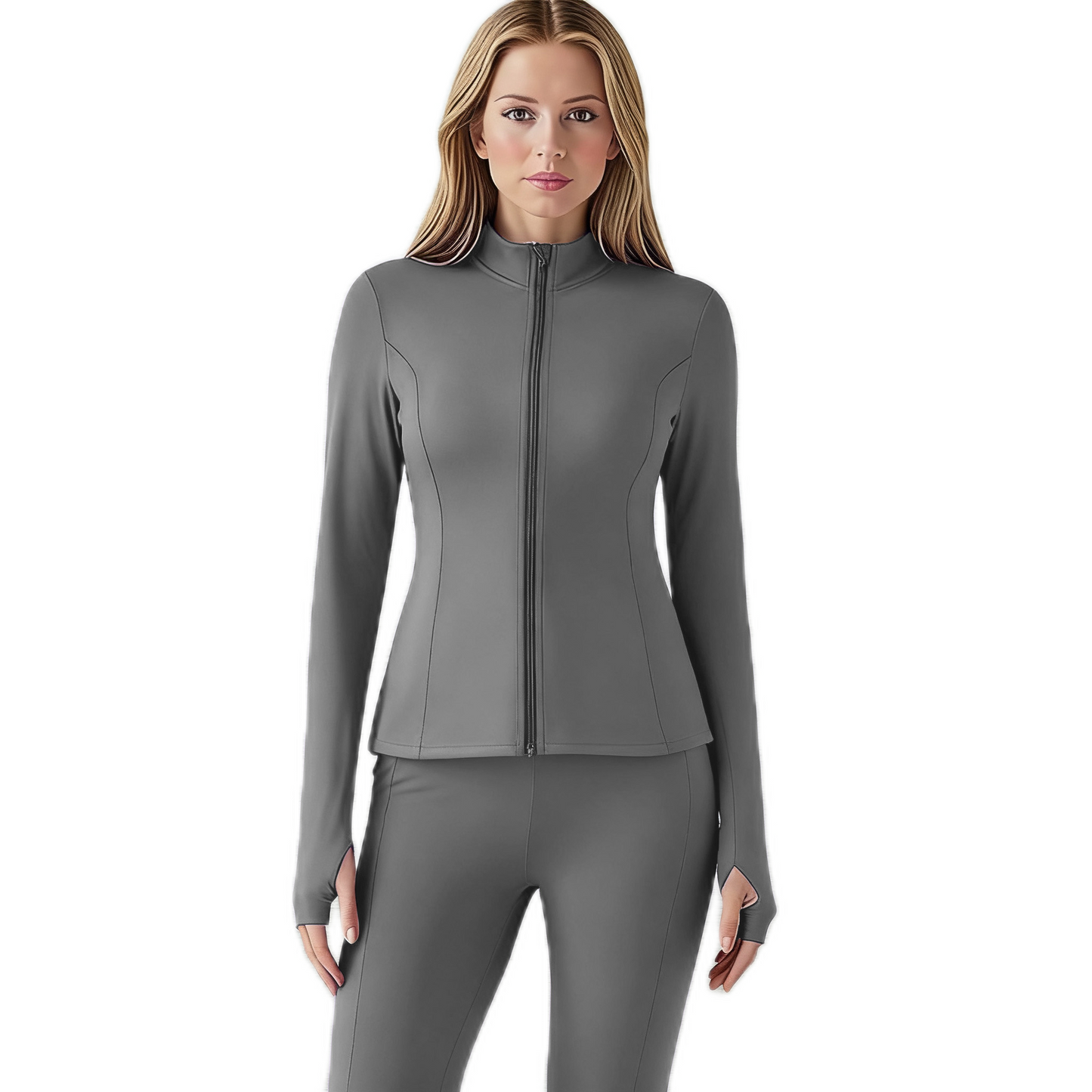 The FlexSculpt Workout Jacket - Lightweight Pleats for a Sculpted Fit + 50% OFF
