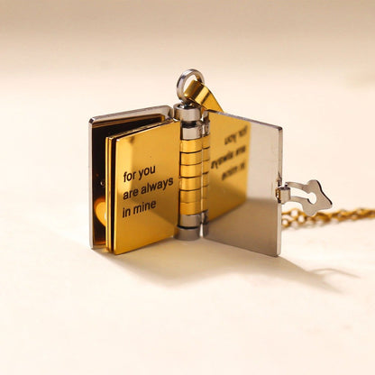 The Heirloom Book Locket - The Most Beautiful Chapter Necklace + 50% OFF