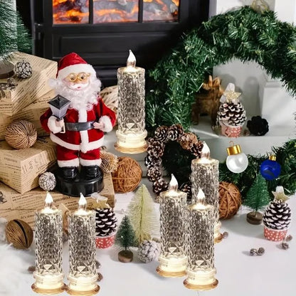 The CrystalGlitter Candle - A Dazzling, Color-Changing Glow + 50% OFF