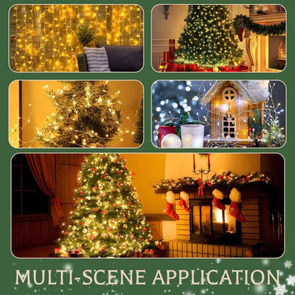 The SparkleWave Fairy Lights - IP44 Waterproof, 8 Dynamic Modes, and Energy Efficient + 50% OFF