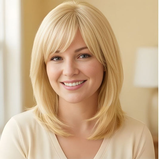Tresselle™ – Layered Curtain Bangs Hair Topper + 50% OFF