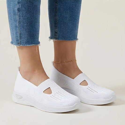 Easolen™ – Breathable Knit Slip-On Comfort Walking Shoes for Women + 50% OFF