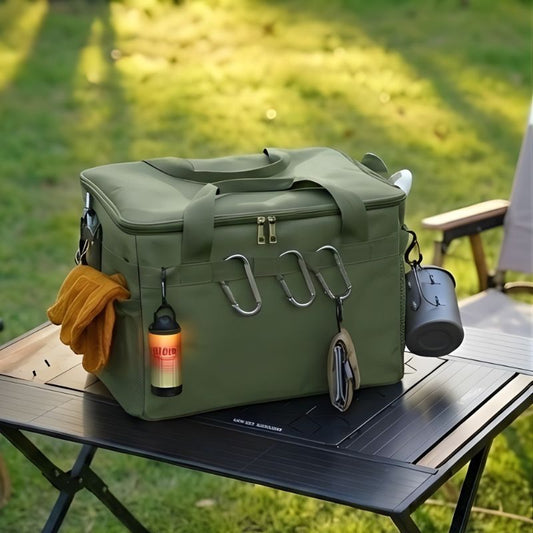 Ridgecache™ – Waterproof Foldable Camping Gear Organizer Bag + 50% OFF