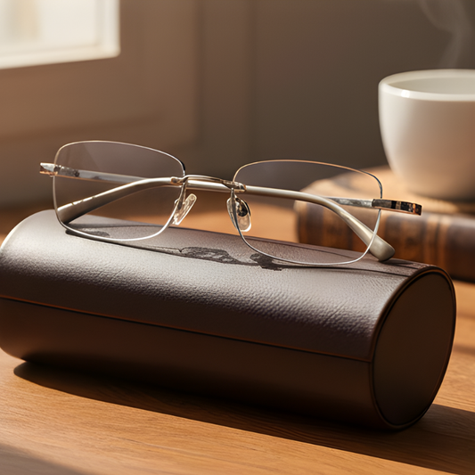Clarivue™ – Diamond-Cut Rimless Progressive Reading Glasses + 50% OFF