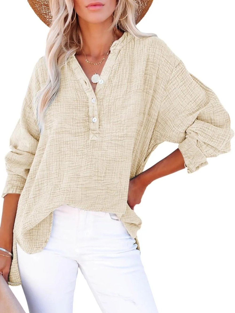 CloudWeave Effortless Chic Blouse + 50% OFF