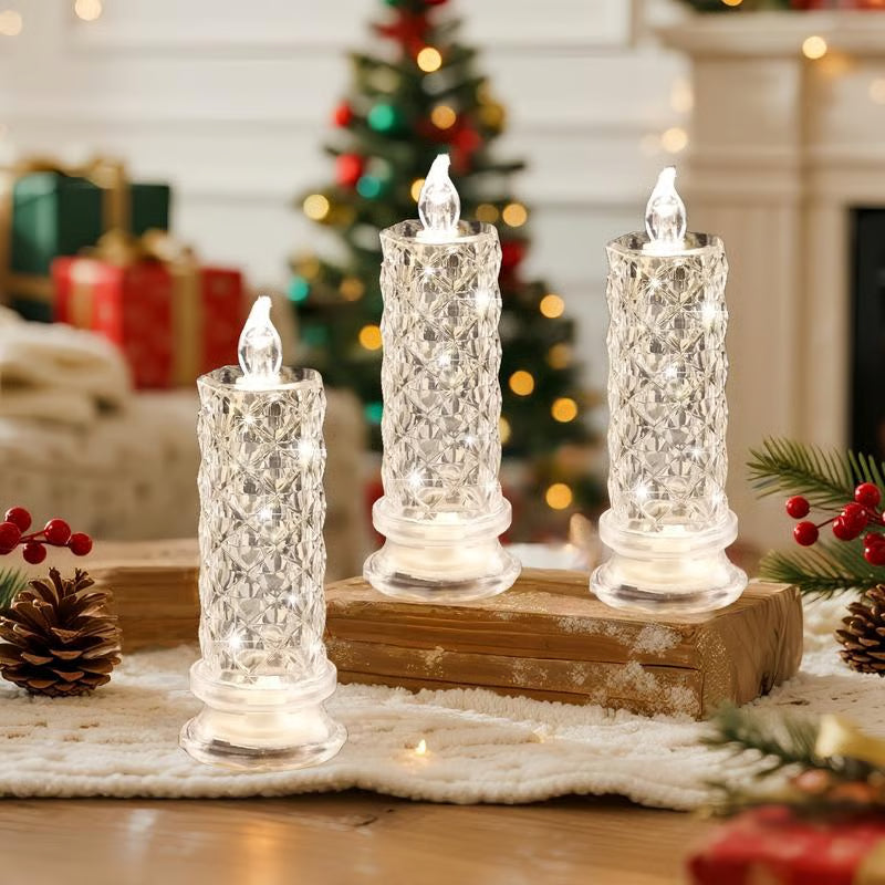 The CrystalGlitter Candle - A Dazzling, Color-Changing Glow + 50% OFF