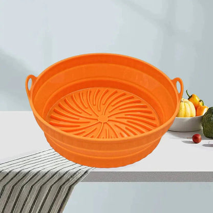 The AirCrisp Silicone Pan - Never Scrub Your Air Fryer Again - 1+1 FREE
