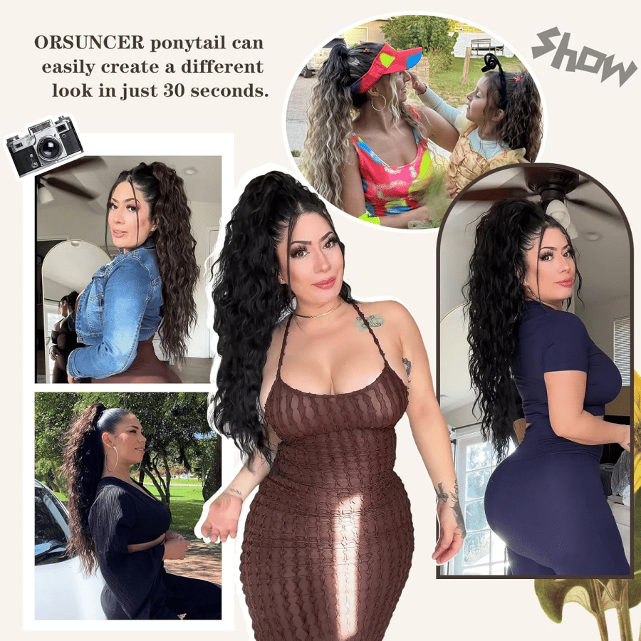 The SilkiPony  Extension - A Perfect Ponytail in Seconds + 50% OFF