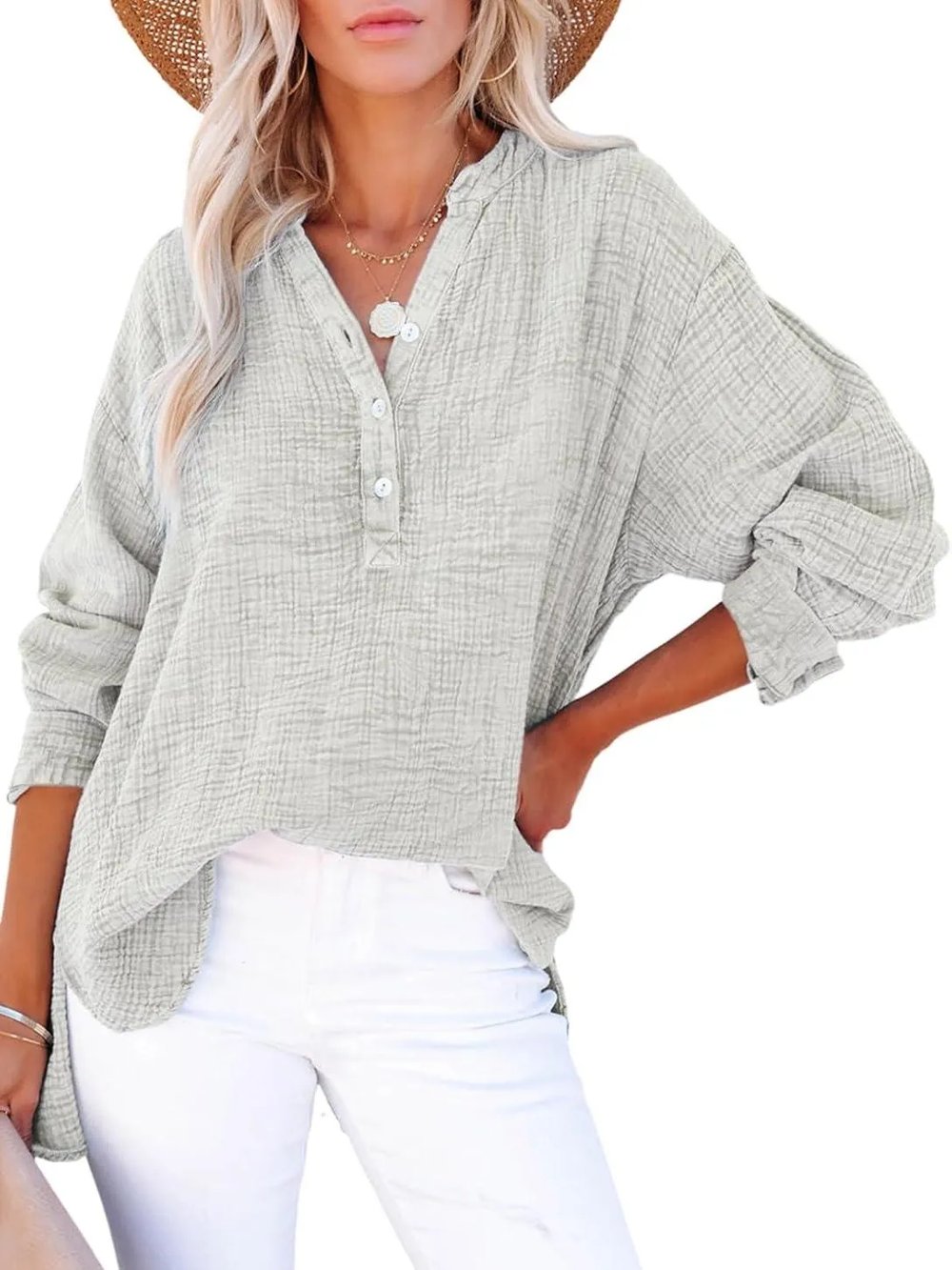 CloudWeave Effortless Chic Blouse + 50% OFF