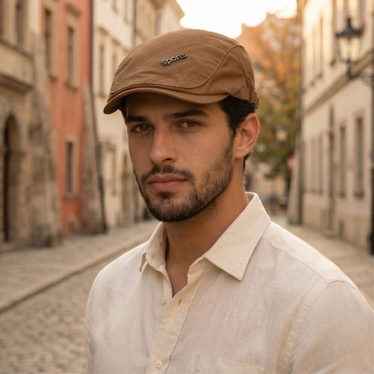 Tweedmoor™ – Breathable Cotton Heritage Flat Cap with Adjustable Buckle Fit + 50% OFF