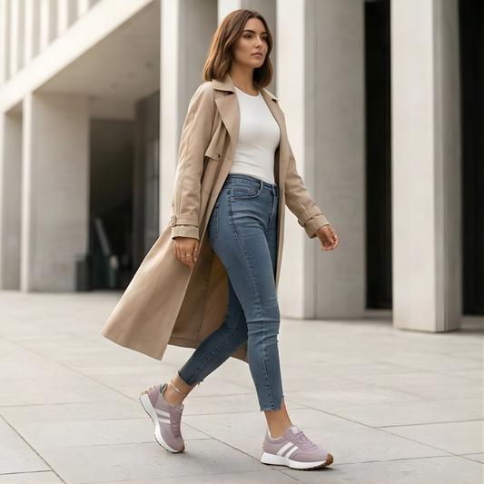 Soleway™ – Retro Runner Platform Sneakers for Women | All-Day Comfort + 50% OFF