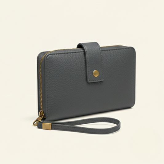 Bellmara™ – Vintage Two-Tone RFID Blocking Compact Leather Wallet + 50% OFF