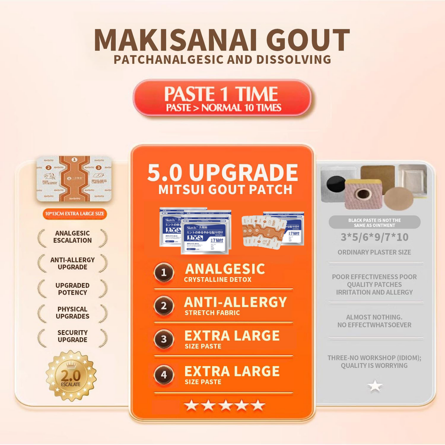 The Pain-Erase Natural Patch - Targeted Relief for Knee, Neck, and Joint Pain + 50% OFF