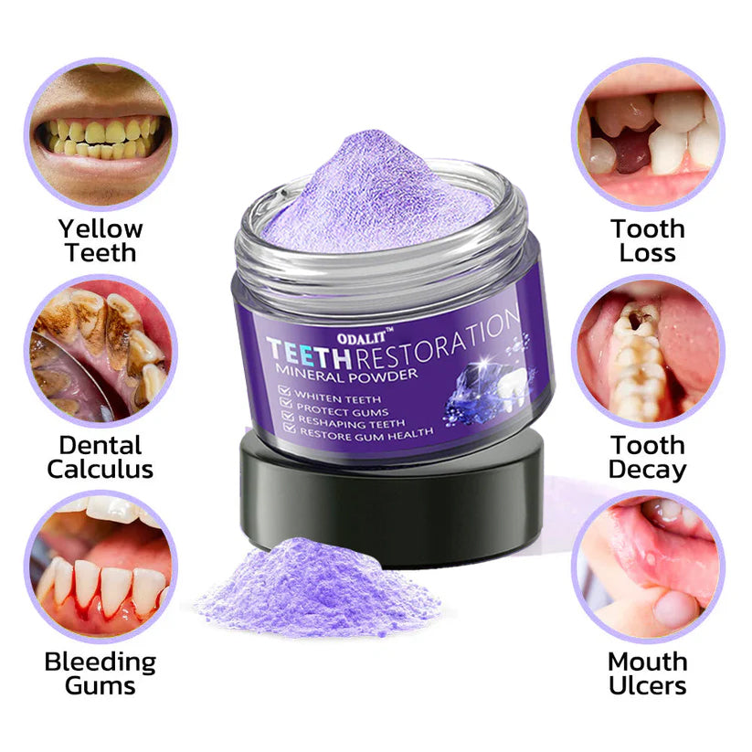 The RestoreGum Mineral Powder - Dentist-Approved, TGA Recommended for Gum & Tooth Repair + 50% OFF