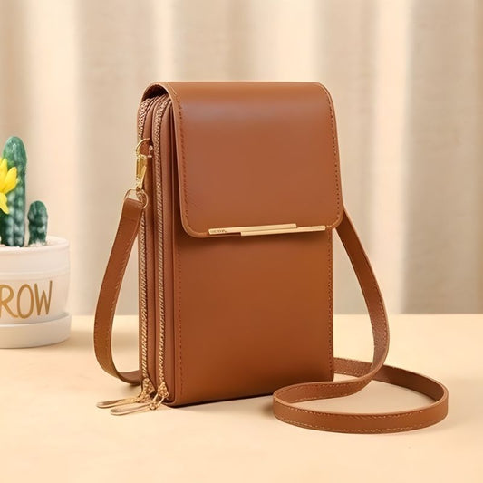 Roamwell™ – Touchscreen Window, RFID-Safe, 2-in-1 Crossbody Phone Bag for Women + 50% OFF