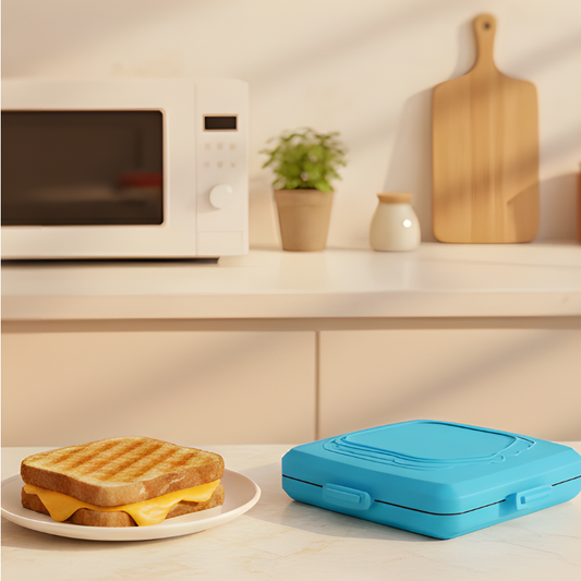 Crispwell™ – Microwave Grill & Sandwich Maker for Crispy Paninis in Minutes + 50% OFF
