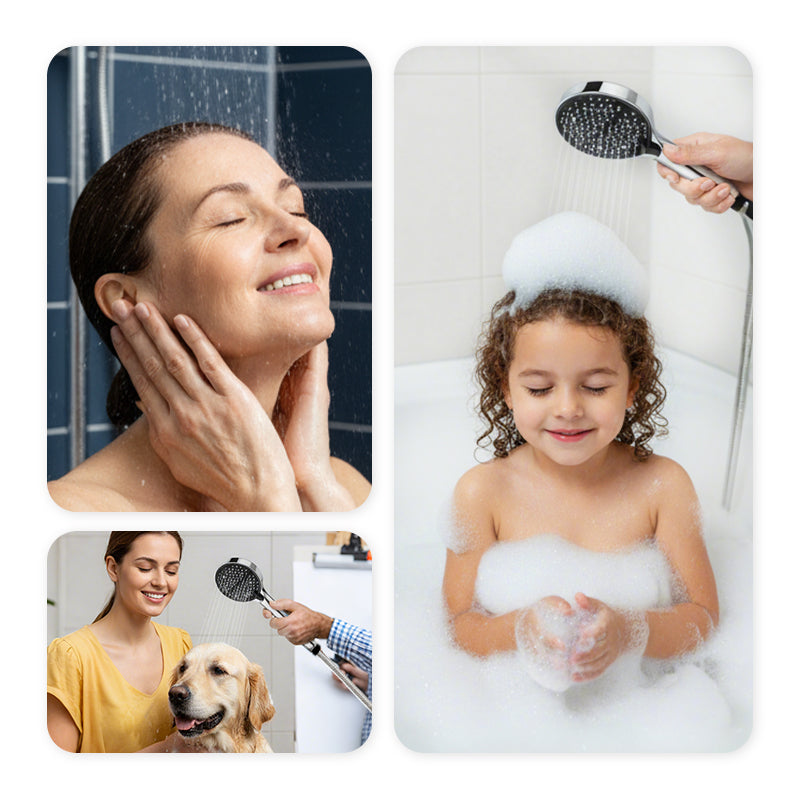 The PowerRain Shower Head - A High-Pressure Spa, at Home + 50% OFF