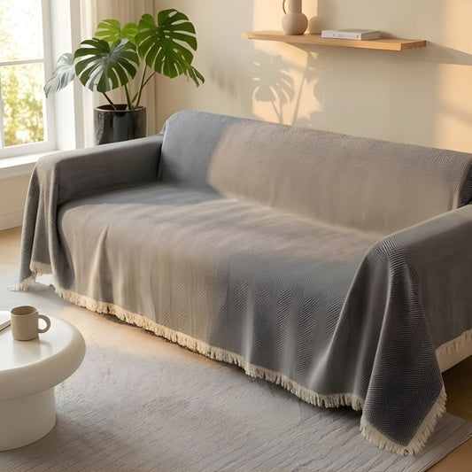 Nestwell™ – Scratch-Resistant Chenille Sofa Blanket & Washable Couch Cover + 50% OFF