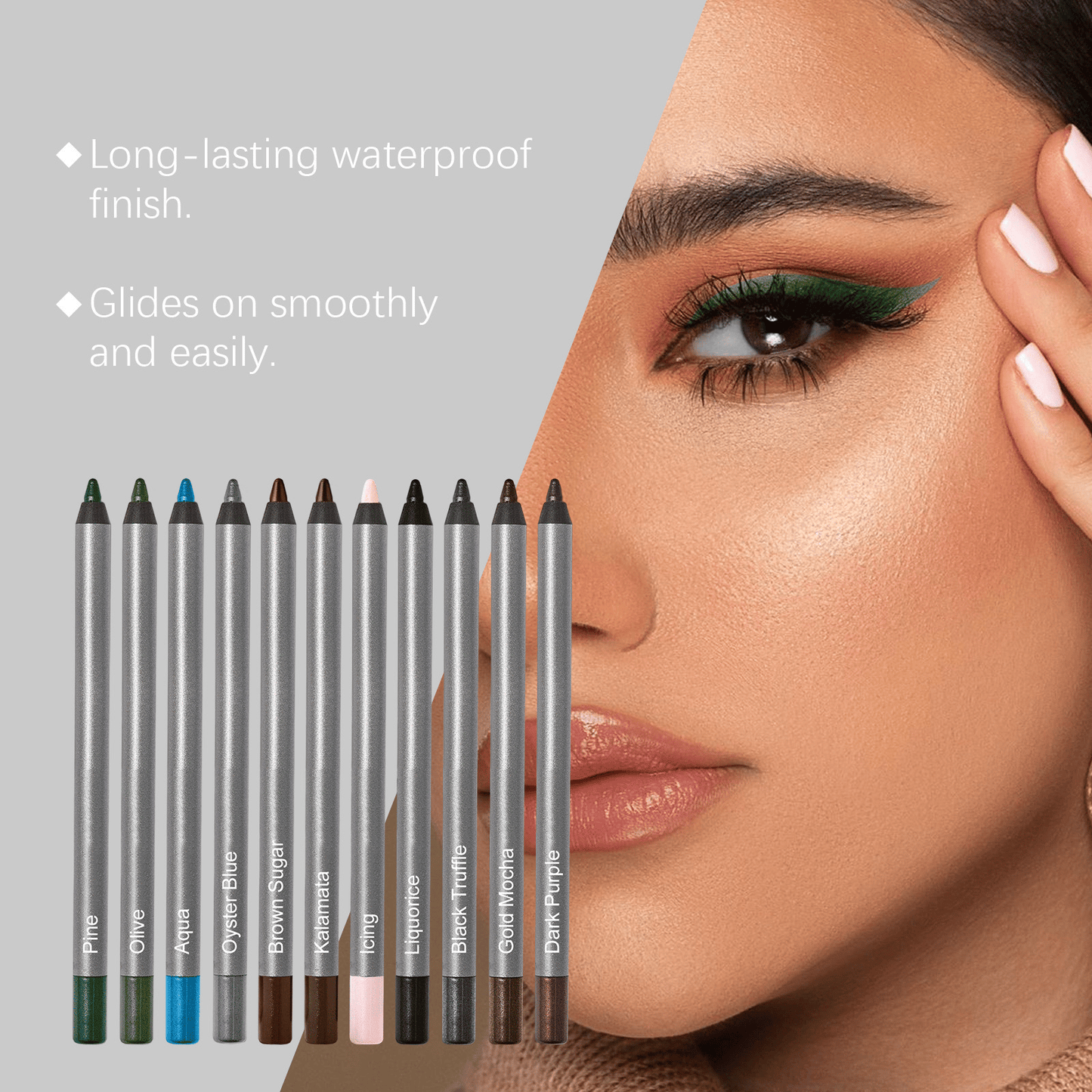 The AuraLock Eyeliner Duo - 1440-Minute Smudge-Proof, Precision Defined Eyes + 1+1 FREE