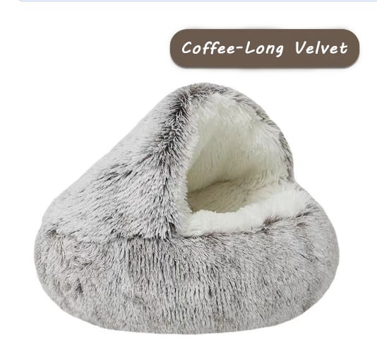The CozyCave Pet Bed - Anxiety-Free, Cozy Sleep + 50% OFF