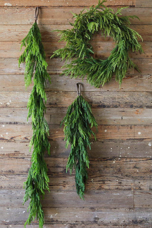 The Deluxe Norfolk Pine Garland - A Designer Look, Effortlessly + 50% OFF