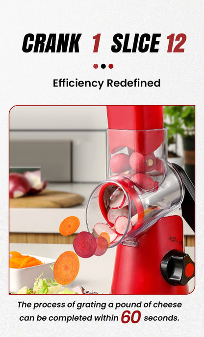 The SwiftSlice Rotary Grater - Your 12x Faster Kitchen Helper + 50% OFF