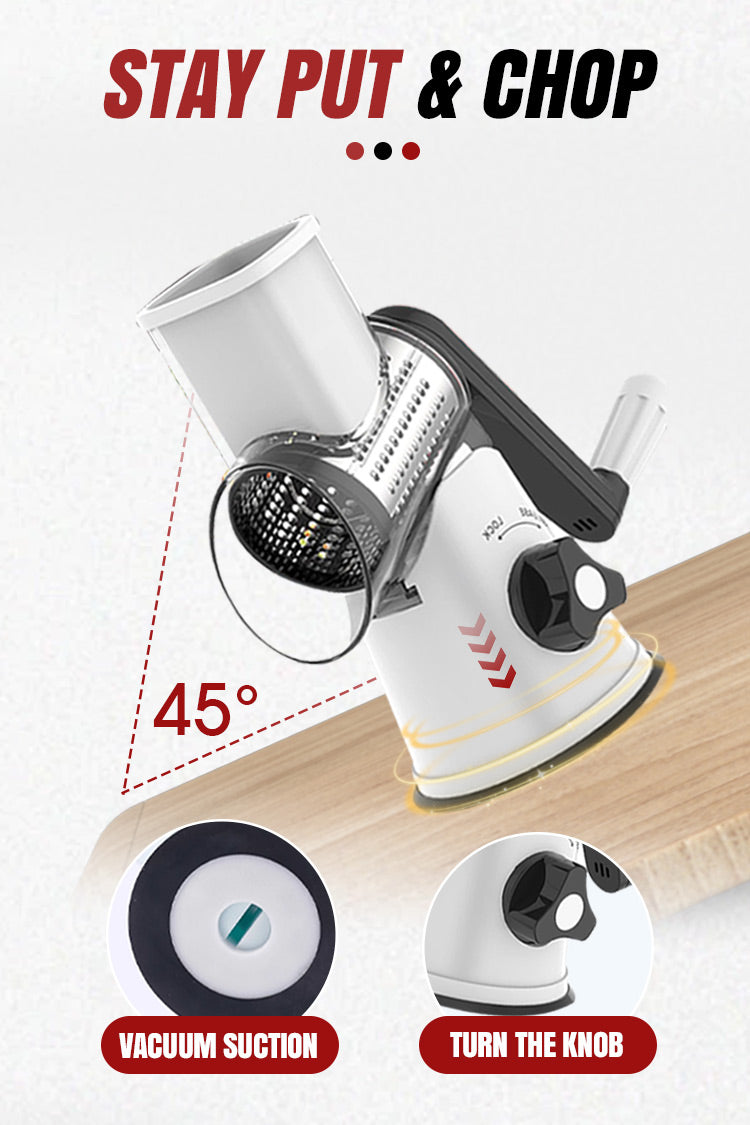 The SwiftSlice Rotary Grater - Your 12x Faster Kitchen Helper + 50% OFF