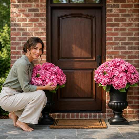 Bramblewick – UV-Resistant Weatherproof Artificial Hydrangea Bouquet + 50% OFF
