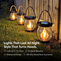 The Lumora Flame Lantern - Lights That Last All Night, No Wiring, Pure Magic + 50% OFF