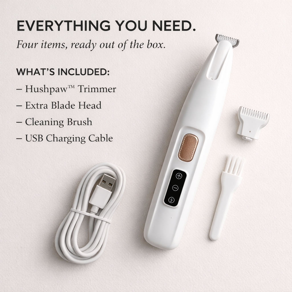 Hushpaw™ – Silent, Safe & Precise Pet Paw Trimmer + 50% OFF