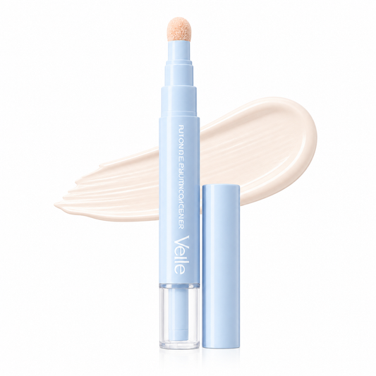 Saemi™ – 3-Color Pen Concealer with Soft Puff Applicator for Dark Circles, Acne Marks & Dullness + 50% OFF