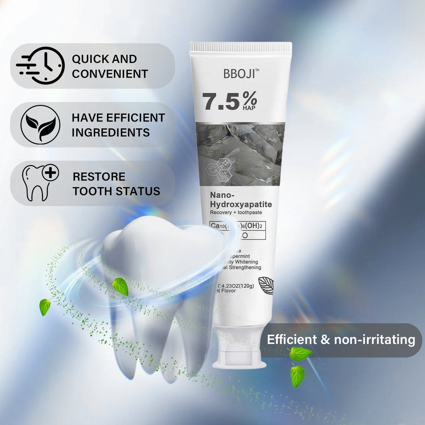The BBOJI Enamel Protect Toothpaste - Gentle Whitening & Enamel Strength + 50% OFF