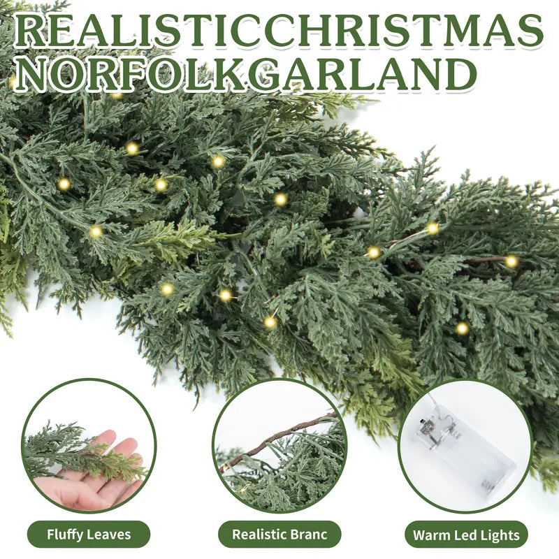 LuxeCedar Garland - Own the Block This Christmas - 50% OFF