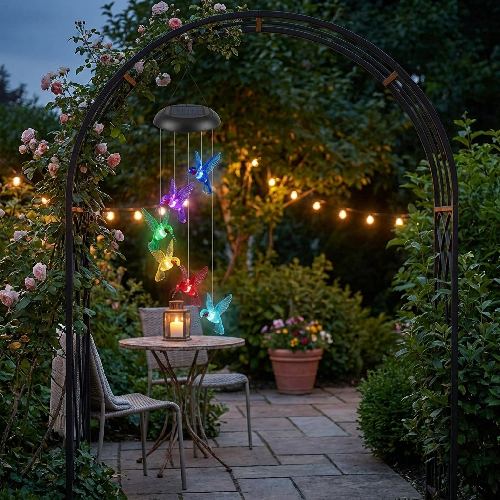 Duskcroft™ – Solar Hummingbird Color-Changing LED Garden Light + 50% OFF