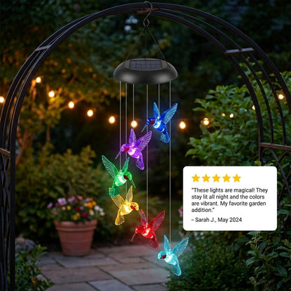 Duskcroft™ – Solar Hummingbird Color-Changing LED Garden Light + 50% OFF