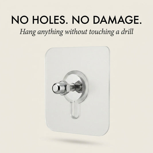 Gripholt™ – No-Drill Adhesive Screw Mount Wall Stickers + 50% OFF
