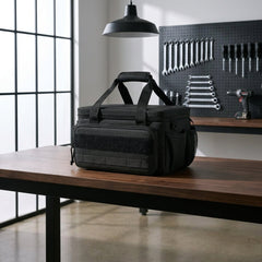 Haulcraft™ – Heavy-Duty Canvas Tool Bag with MOLLE Panel & Padded Dual Handles + 50% OFF